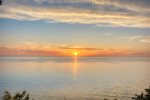Amazing sunset views of Lake Michigan